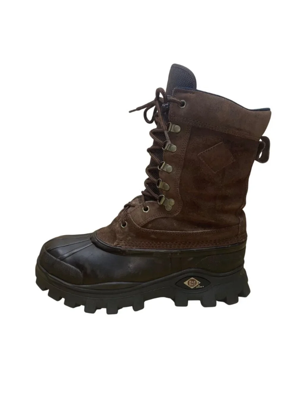 Red Ball Men’s Brown Suede & Rubber Thermolite Insulated Winter Boots Size 11
